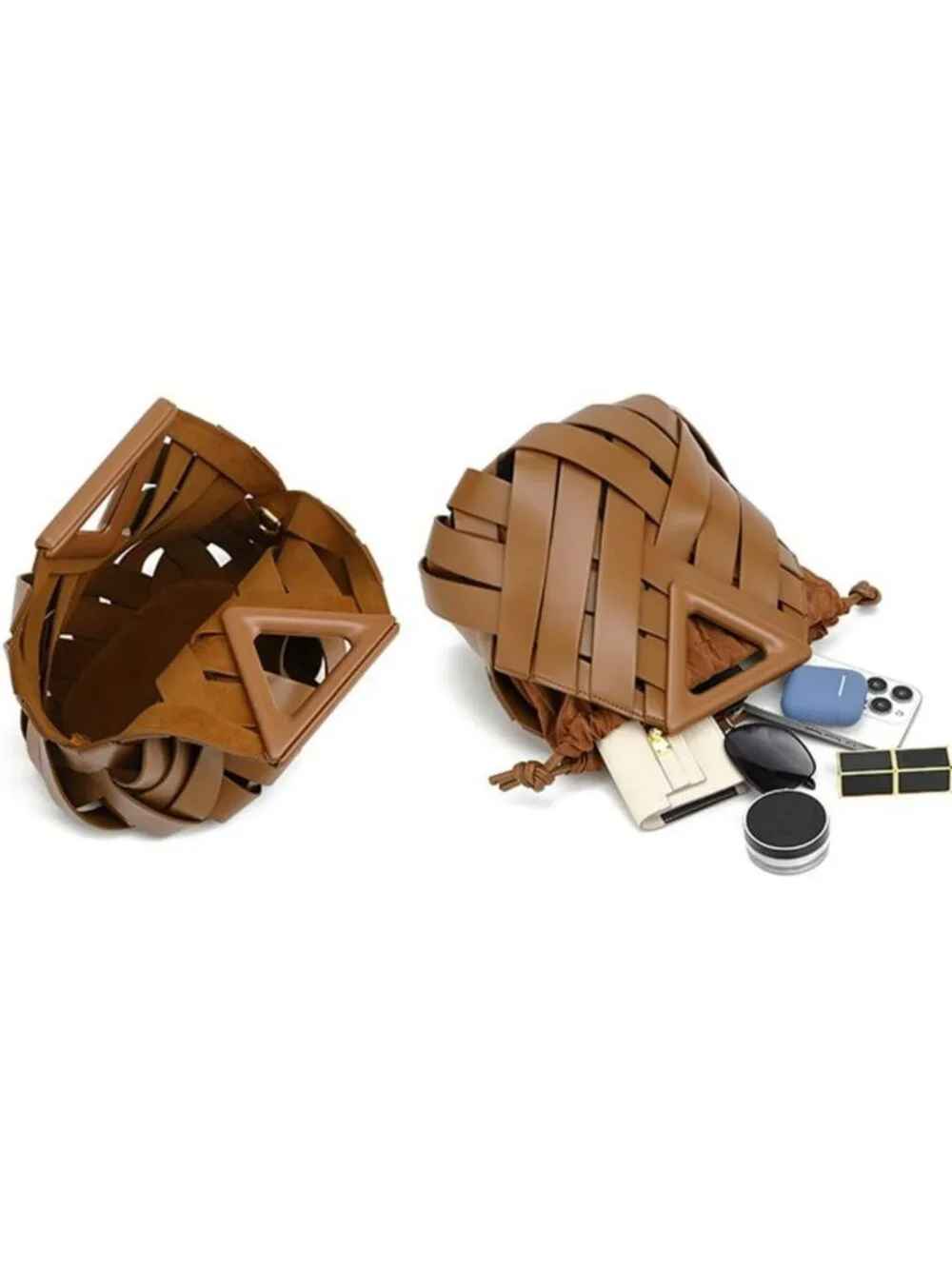 Chic Vegan Leather Woven Clutch Purse | Small Crossbody & Shoulder Bag for Women